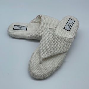 White Laura Ashley xl House Shoes